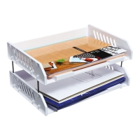 Набор лотков для бумаг горизонтальный Стамм "Сити", набор 2 штуки, на металлических стержнях, белый Набор лотков для бумаг горизонтальный Стамм "Сити", набор 2 штуки, на металлических стержнях, белый