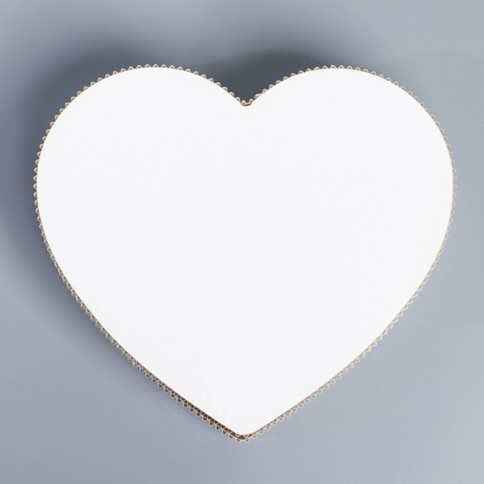 Коробка подарочная, кондитерская упаковка &laquo;Сердце&raquo;, розовая 18 х 16.5 х 5 см