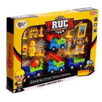Набор игровой &laquo;Строительная площадка&raquo;, машины с инерцией, цвет МИКС