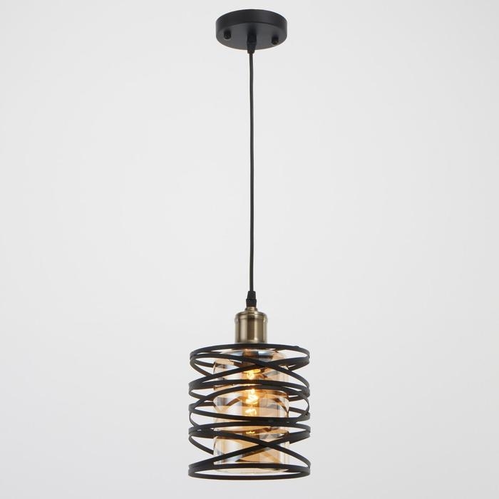 Светильник BayerLux 88319/1 E27 40Вт черный 16х16х21-121 см