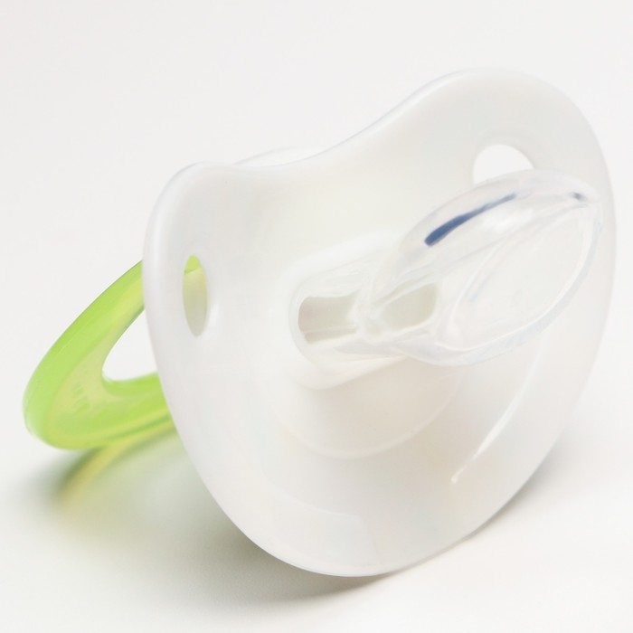 Соска - пустышка силиконовая ортодонтическая &laquo;Кошечка&raquo;, от 0 мес., с колпачком, цвет желтый