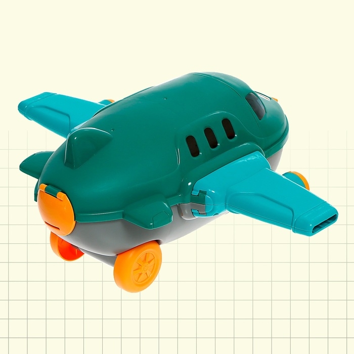 Игровой модуль 2 в 1 &laquo;Самолёт&raquo;, 45 элементов