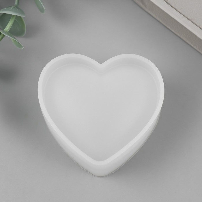Молд силикон Молд силикон "Сердечко объёмное" мини 5,4х5,4х2,8 см