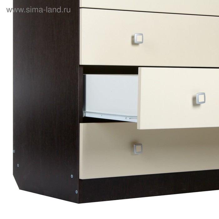 Комод пеленальный детский 804 &laquo;Фея 1580&raquo;, 80х47х92 см., 4 ящика, цвет венге/бежевый