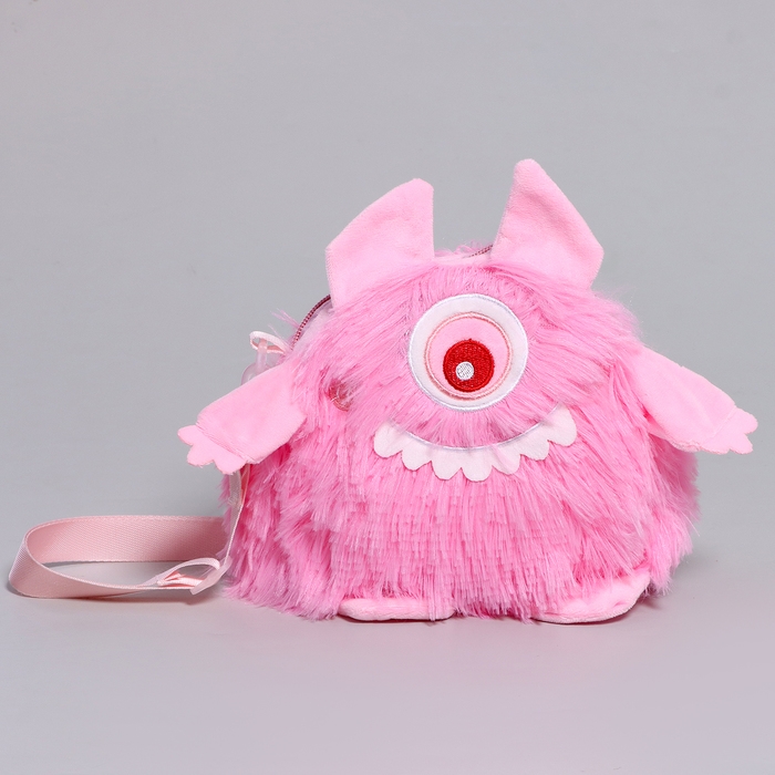 Сумка детская &laquo;Монстрик&raquo;, 18 см, цвет розовый