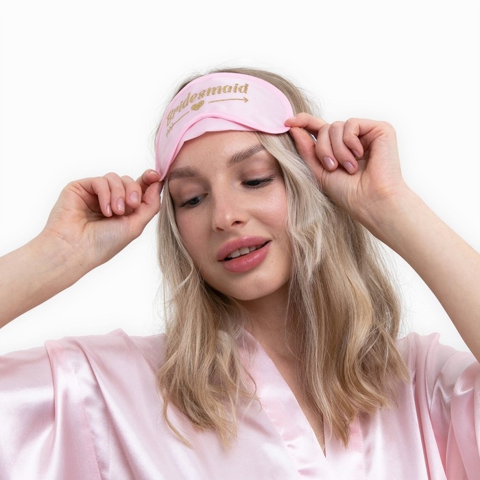 Маска для сна для девичника Bride, карнавальный аксессуар