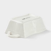 Форма для выпечки из жаропрочной керамики Доляна &laquo;Прямоугольник. Менно&raquo;, 17&times;9&times;5,5 см, цвет белый