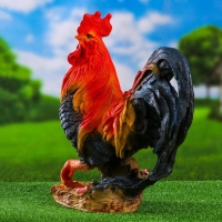 Садовая фигура "Петух андалузский" 46х42х23см Садовая фигура "Петух андалузский" 46х42х23см
