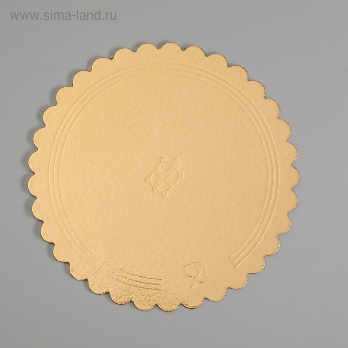 Подложка усиленная, волна, 26 см, золото-черный, 3,2 мм Подложка усиленная, волна, 26 см, золото-черный, 3,2 мм