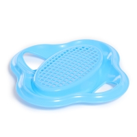 Песочный набор: ведро с наклейкой, ситечко-цветок, совок, грабельки, 2 формочки, лейка