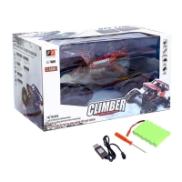 Джип радиоуправляемый &laquo;Гусеничный вездеход&raquo;, полный привод 4WD, работает от аккумулятора, цвет красный