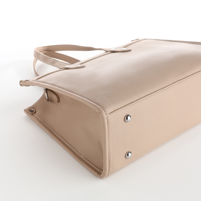 Сумка женская на молнии, TEXTURA, средний размер, цвет бежевый Сумка женская на молнии, TEXTURA, средний размер, цвет бежевый