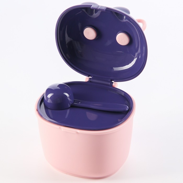 Контейнер для хранения детского питания, 230 мл., цвет розовый Контейнер для хранения детского питания, 230 мл., цвет розовый