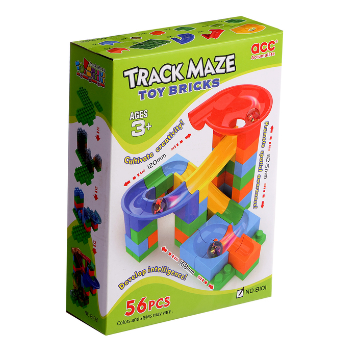 Конструктор блочный марблс &laquo;Турбошарики&raquo;, 56 деталей