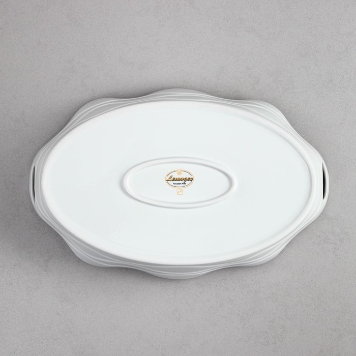 Форма для запекания Sezar, 1.5 л, фарфор, Иран Форма для запекания Sezar, 1.5 л, фарфор, Иран