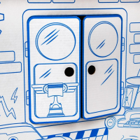 Дом-раскраска &laquo;Тачки&raquo;, набор для творчества, дом из картона, Дисней