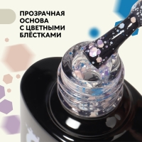 Гель лак для ногтей, «MILK GLITTER», 3-х фазный, 8мл, LED/UV, цвет прозрачный (02) Гель лак для ногтей, «MILK GLITTER», 3-х фазный, 8мл, LED/UV, цвет прозрачный (02)