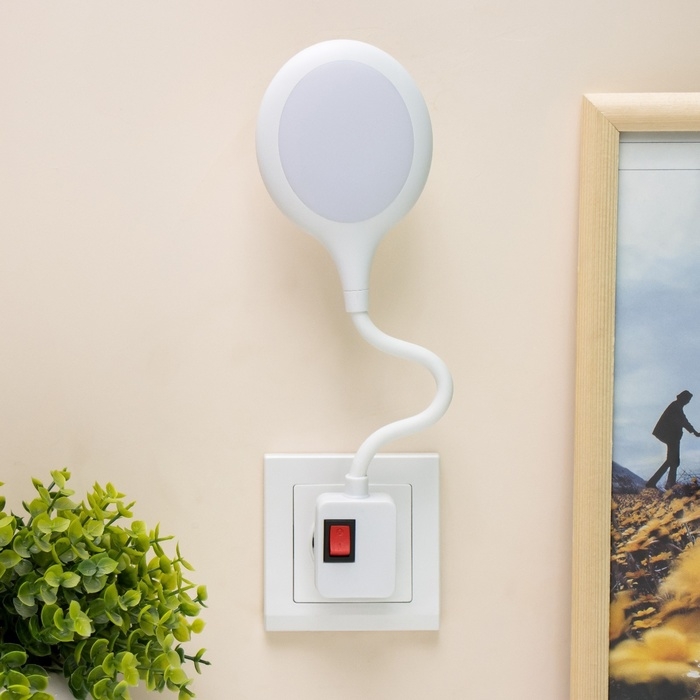 Бра в розетку Бра в розетку "Джойс" LED 7Вт белый 1,5х12х31 см