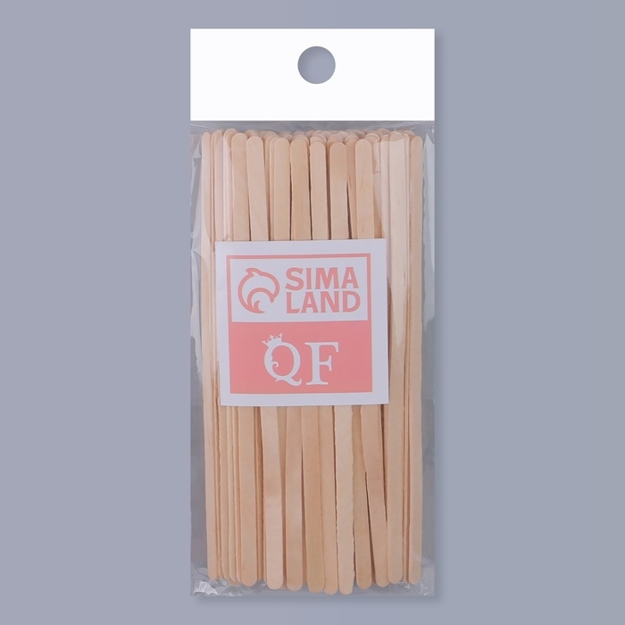 Шпатели для депиляции, деревянные, 14,5 &times; 0,5 см, 100 шт