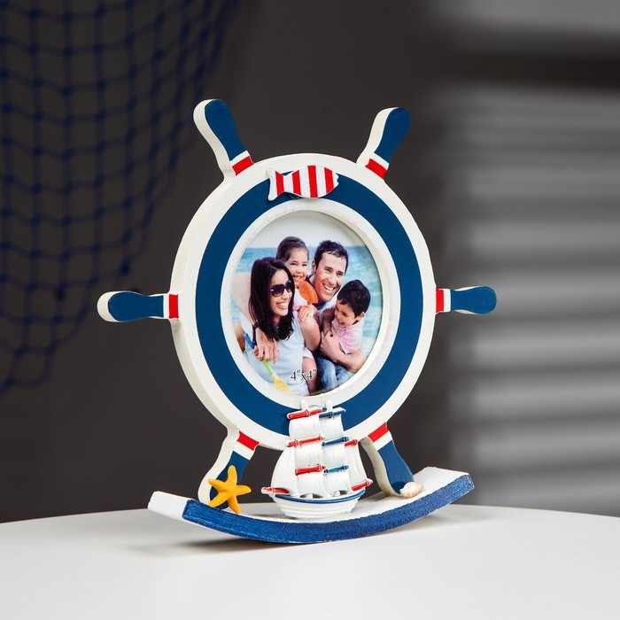 Фоторамка Фоторамка "Штурвал" 23*22см