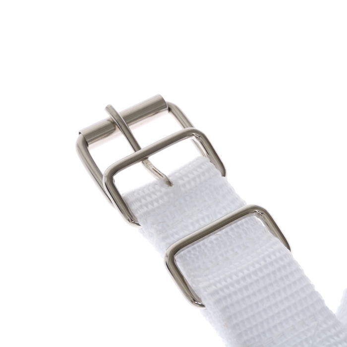 Недоуздок из нейлона, регулируемый размер, белый Недоуздок из нейлона, регулируемый размер, белый