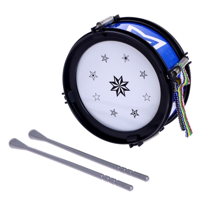 Игрушечный барабан «Звезда», детский, МИКС Игрушечный барабан «Звезда», детский, МИКС