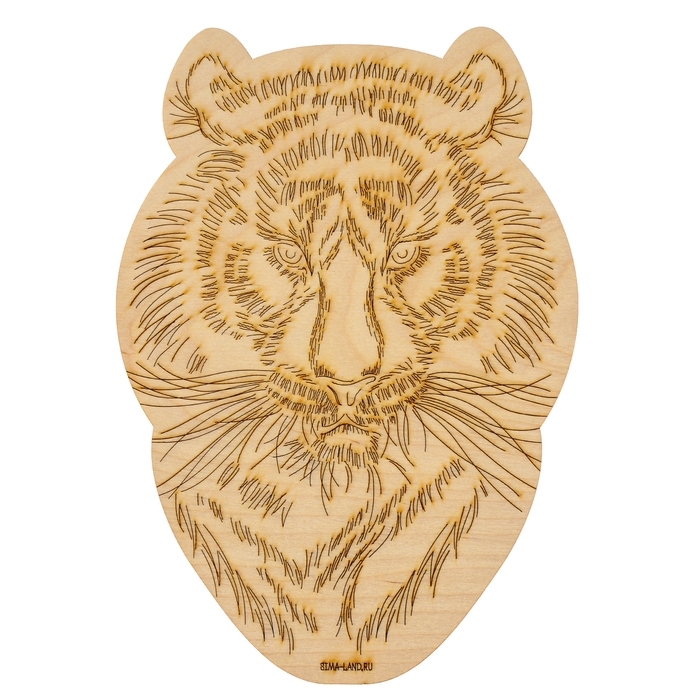 Доска для выжигания «Тигр» Доска для выжигания «Тигр»