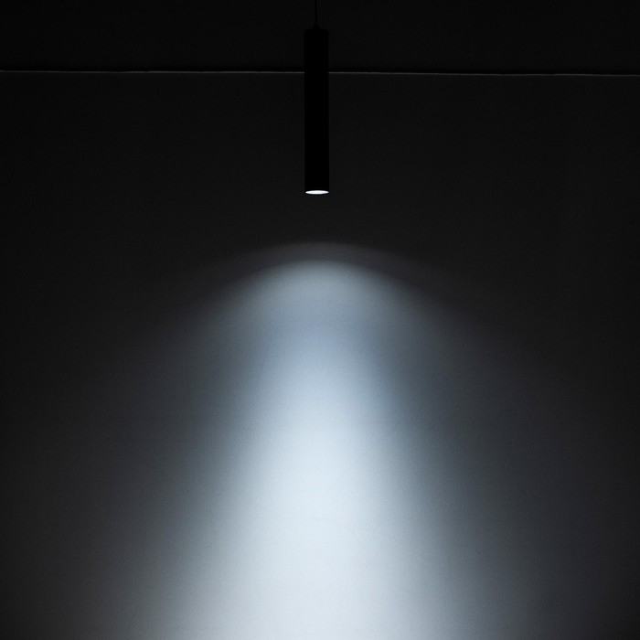 Светильник трековый SLIM Светильник трековый SLIM "Туба" LED 12Вт 3000K-6000К 48V CRI90 черный 4,5х4,5х30см