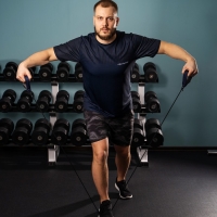 Эспандер ONLYTOP &laquo;Динамик-1&raquo; для лыжника, пловца, с мягкими ручками