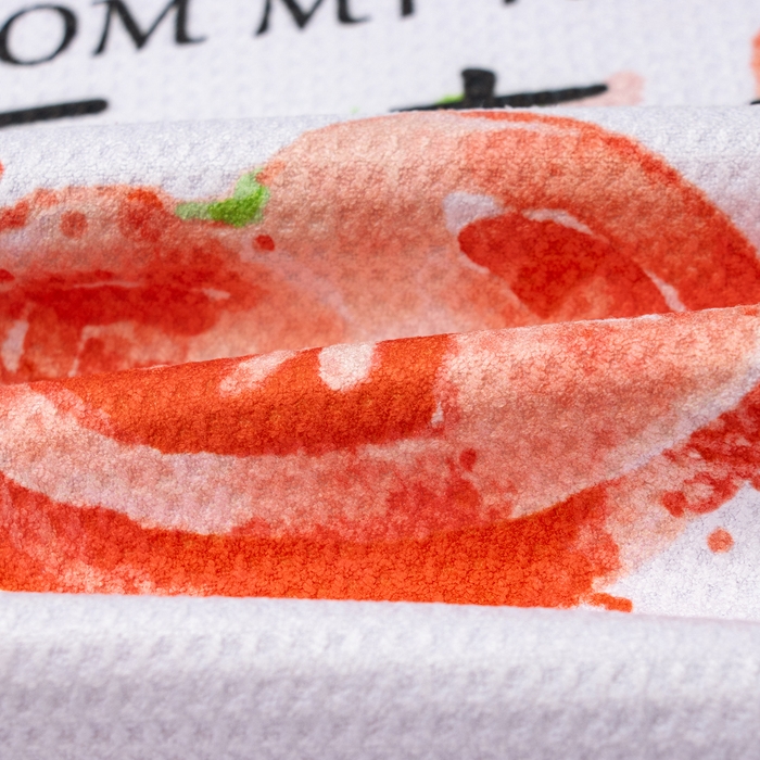 Полотенце Доляна Tomato 40х60&plusmn;3см, 100% пэ, микрофибра