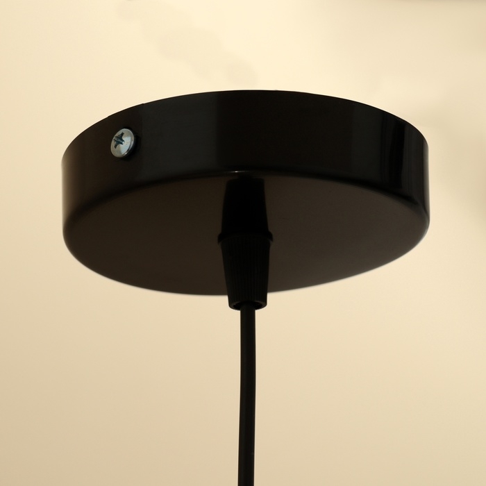 Светильник потолочный из ротанга "Агус" 1х120Вт, Е27, 23х23х30 см