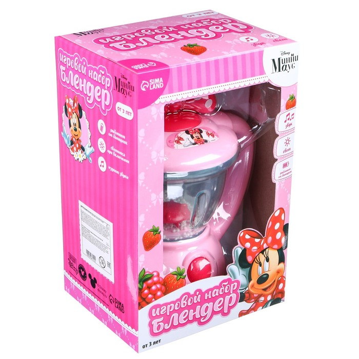 Игровой набор &laquo;Блендер&raquo;, Минни Маус, звук, свет