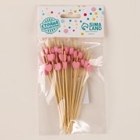 Шпажки &laquo;Сердечки&raquo;, набор 24 шт.