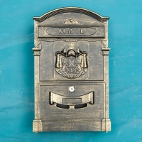 Ящик почтовый №4010В, Старая бронза Ящик почтовый №4010В, Старая бронза