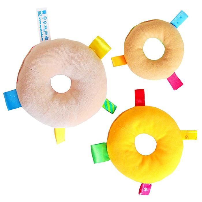 Мягкая погремушка «ШуМякиши. Пирамидка Мишка» Мягкая погремушка «ШуМякиши. Пирамидка Мишка»