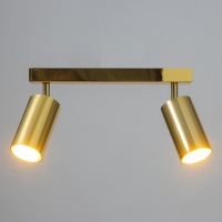 Спот "Этнес" 2хGU10 золото 29,5х6,5х16,5 см Спот "Этнес" 2хGU10 золото 29,5х6,5х16,5 см