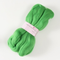 Шерсть для валяния 100% тонкая шерсть 50гр (434 зелёный) Шерсть для валяния 100% тонкая шерсть 50гр (434 зелёный)