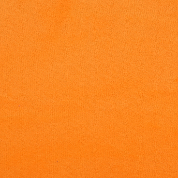 Лоскут для рукоделия, плюш, оранжевый, 50 &times; 50 см