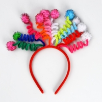 Карнавальный ободок &laquo;Бомбошки&raquo;, цвета МИКС