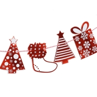 Гирлянда &laquo;Новый год&raquo;, 230 см, цвет красный