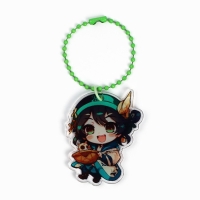 Брелок для ключей акриловый на цепочке «Девочка», 3.8 х 9 см Брелок для ключей акриловый на цепочке «Девочка», 3.8 х 9 см