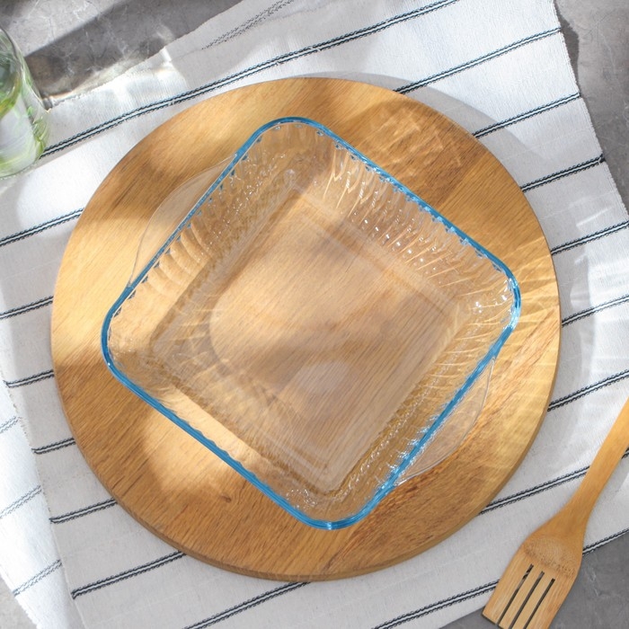 Форма для запекания и выпечки из жаропрочного стекла Borcam, 2 л Форма для запекания и выпечки из жаропрочного стекла Borcam, 2 л