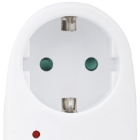 Адаптер 1 гнездо + 2 USB порта на европейскую вилку с/з 16A 230В 3680Вт IP20 белый 27418 6, Адаптер 1 гнездо + 2 USB порта на европейскую вилку с/з 16A 230В 3680Вт IP20 белый 27418 6,