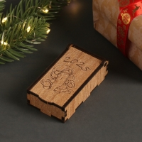 Новогодняя шкатулка "Дед Мороз" 7х4х2 см Новогодняя шкатулка "Дед Мороз" 7х4х2 см