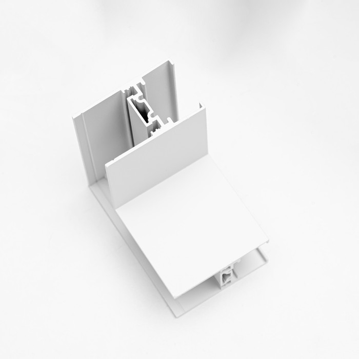 Соединитель накладной для шинопровода г-образный белый 5х5 см Соединитель накладной для шинопровода г-образный белый 5х5 см