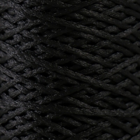 Шнур для вязания 100% полиэфир 1мм 200м/75±10гр (13-черный) Шнур для вязания 100% полиэфир 1мм 200м/75±10гр (13-черный)