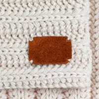 Лейбл замшевый Beta, S, горчичный Лейбл замшевый Beta, S, горчичный