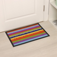 Коврик влаговпитывающий придверный с окантовкой Доляна «Welcome. Стандарт», 40×60 см, цвет МИКС Коврик влаговпитывающий придверный с окантовкой Доляна «Welcome. Стандарт», 40×60 см, цвет МИКС