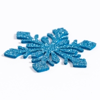 Новый год! Декор &laquo;Снежинки&raquo;, набор 9 шт., цвет голубой