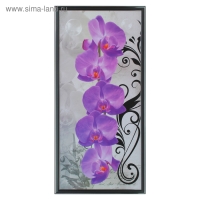 Картина "Фиолетовый фаленопсис" 36*73 см Картина "Фиолетовый фаленопсис" 36*73 см